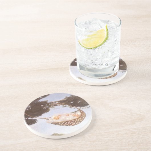 ジェシー・ウィルコックス・スミスによるハッソックツリーの少年 コースター (側面)