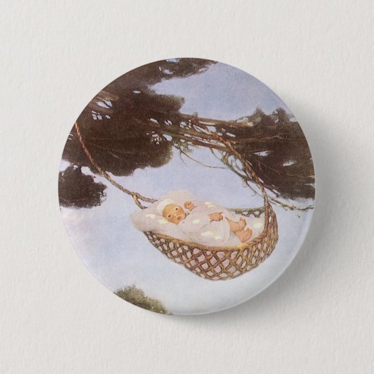 ジェシー・ウィルコックス・スミスによるハッソックツリーの少年 缶バッジ (正面)