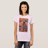 ジェシー・ウィルコックス・スミスによるヴィンテージ 眠れる森の美女 Tシャツ (正面フル)