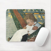 ジェシー・ウィルコックス・スミスによる人形を持つヴィンテージの子供 マウスパッド (マウス)