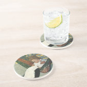 ジェシー・ウィルコックス・スミスによる人形を持つヴィンテージ コースター (側面)