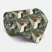 ジェシー・ウィルコックス・スミスによる人形を持つヴィンテージ ネクタイ (ロール)