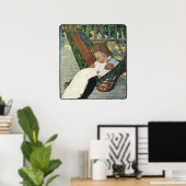 ジェシー・ウィルコックス・スミスによる人形を持つヴィンテージ ポスター (ホームオフィス)