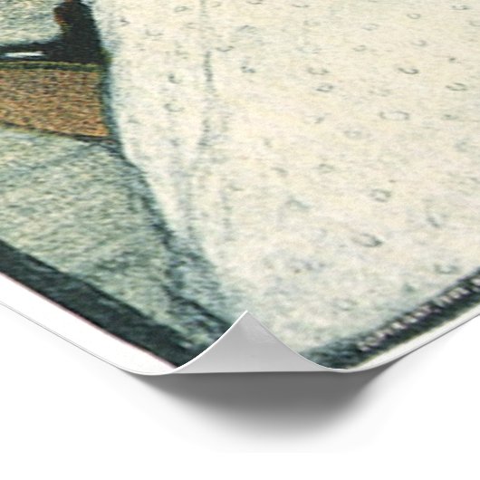 ジェシー・ウィルコックス・スミスによる人形を持つヴィンテージ ポスター (角)