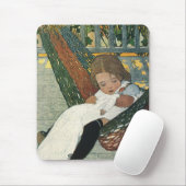 ジェシー・ウィルコックス・スミスによる人形を持つヴィンテージ マウスパッド (マウス)