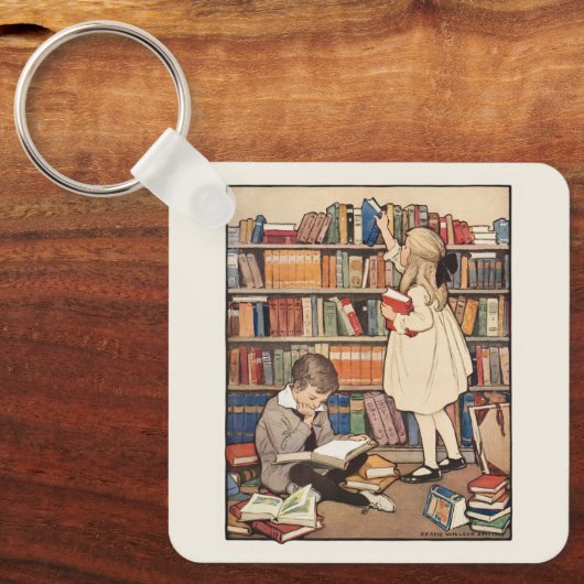 ジェシー・ウィルコックス・スミスによる児童読書週間 キーホルダー (正面)