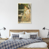 ジェシー・ウィルコックス・スミスによる夕食 キャンバスプリント (インサイチュ (寝室))