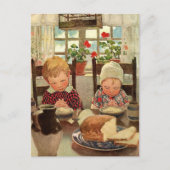 ジェシー・ウィルコックス・スミスによる感謝の子ども シーズンポストカード (正面)