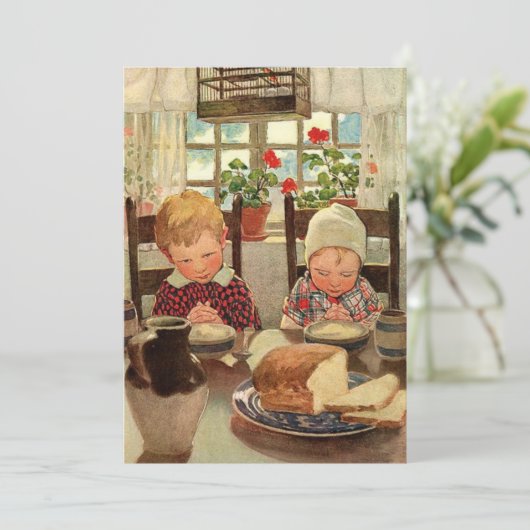 ジェシー・ウィルコックス・スミスによる感謝の子ども 招待状 (スタンド正面)