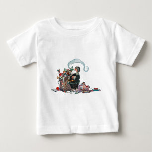 ジェシー・ウィルコックス・スミスによる陽気な古き良きクリスマスの妖精 ベビーTシャツ