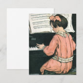 ジェシー・ウィルコックス・スミスによる「スケール」 、ピアノミュージックガール (正面/裏面)