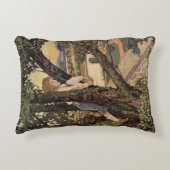 ジェシー・ウィルコックス・スミスによる「木の上から見る景色」 アクセントクッション (正面)