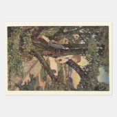 ジェシー・ウィルコックス・スミスによる「木の上から見る景色」 ラッピングペーパーシート (正面)