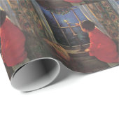 ジェシー・ウィルコックス・スミスのヴィンテージクリスマスイブ ラッピングペーパー (ロールコーナー)