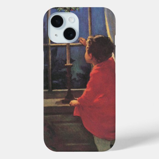 ジェシー・ウィルコックス・スミスのヴィンテージクリスマスイブ Case-Mate iPhoneケース (裏面)