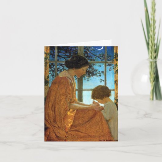 ジェシー・ウィルコックス・スミスのヴィンテージ・マザーズデイカード シーズンカード (正面)