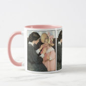 ジェシー・ウィルコックス・スミスのヴィンテージ「母と子」 マグカップ (左)