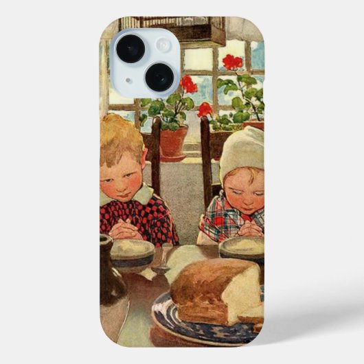 ジェシー・ウィルコックス・スミスの感謝する子供たち Case-Mate iPhoneケース (裏面)