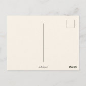 ジェシー・ウィルコックス・スミス幼少期の7歳ポー ポストカード (裏面)