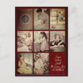 ジェシー・ウィルコックス・スミス幼少期の7歳ポー ポストカード (正面)