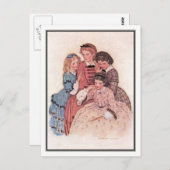ジェシー・ウィルコックス・スミス – メグ、ジョー、ベス、エイミー ポストカード (正面/裏面)