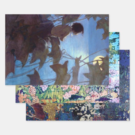 ジェシー・ウィルコックス・スミス ラッピングペーパーシート (セット)