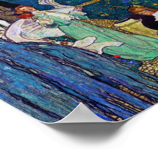 ジェシー・ウィルコックス・スミス、猫と庭のパーティー ポスター (角)