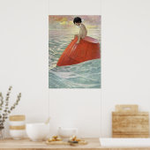 ジェシー・ウィルコック・スミスによるブイの上のトム ポスター (キッチン)