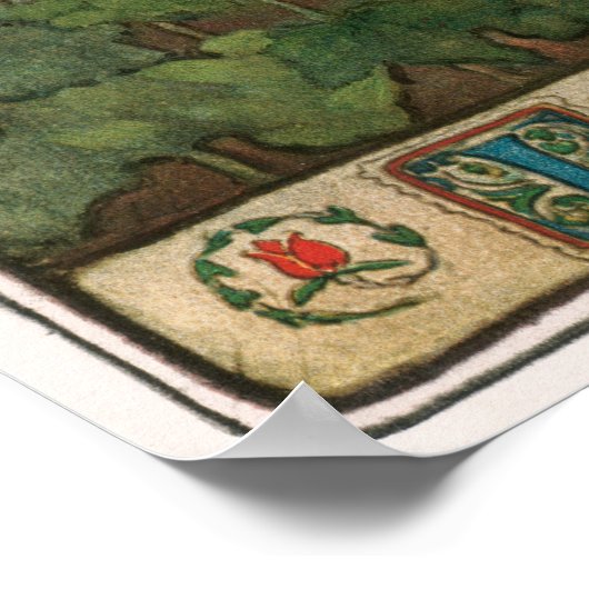 ジェシー・ウィルコック・スミスによる庭で ポスター (角)