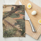 ジェシー・ウィルコック・スミスによる木々からの眺め キッチンタオル (四つ折り)