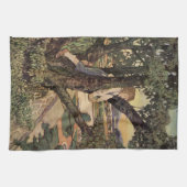 ジェシー・ウィルコック・スミスによる木々からの眺め キッチンタオル (横)