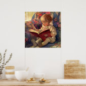 ジェシー・ウィルコック・スミスによる「静かな片隅」 ポスター (キッチン)