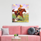 ジェシー・ウィルコック・スミス著「ジャッカナプス」 キャンバスプリント (インサイチュ (リビング))