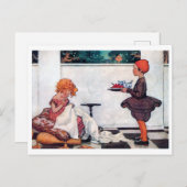 ジェシー・ウィルコック・スミス・カーリー・ガール ポストカード (正面/裏面)