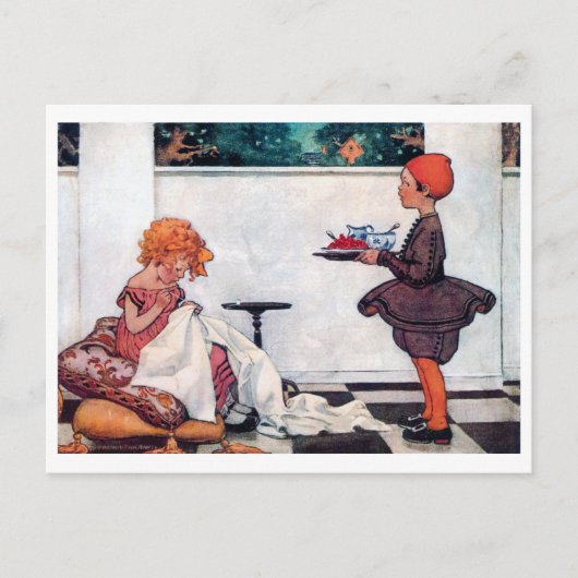 ジェシー・ウィルコック・スミス・カーリー・ガール ポストカード (正面)