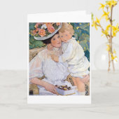ジェシー·ウィルコック·スミス·マザー&チャイルド カード (黄色い花)