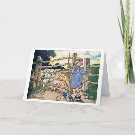 ジェシー・ウィルコック・スミス・リトル・ボーピープ カード (正面)