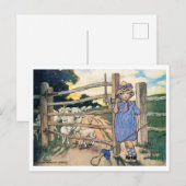 ジェシー・ウィルコック・スミス・リトル・ボー・ピープ ポストカード (正面/裏面)