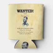 ジェシー・ジェームスがアウトロー🚨ワイルドウェストUSA 缶クーラー (正面)