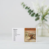 ジェシー・ジェームス・アウトロー銀行強盗漫画書 名刺 (スタンド正面)