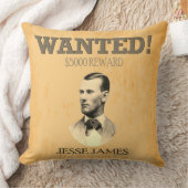 ジェシー・ジェームス・アメリカン・アウトロー報酬ポスター クッション (ブランケット)