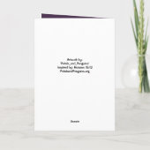 ジェシー・ツリー賛美のグリーティング・カード カード (裏面)