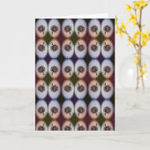 ジェシー・ツリー賛美のグリーティング・カード カード (黄色い花)