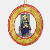 ジェシー・ツリー・キングとセプター セラミックオーナメント (左)