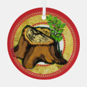 ジェシー・ツリー'Root of Jesse' 2 ガラスオーナメント (裏面)