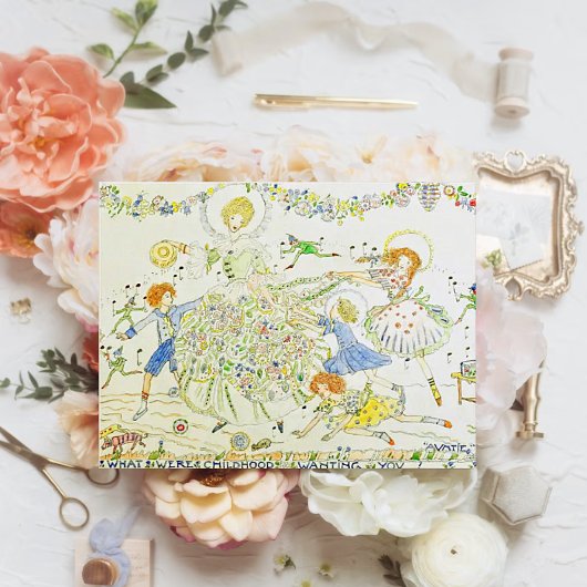 ジェシー・M・キング 従姉妹への手紙 ポストカード