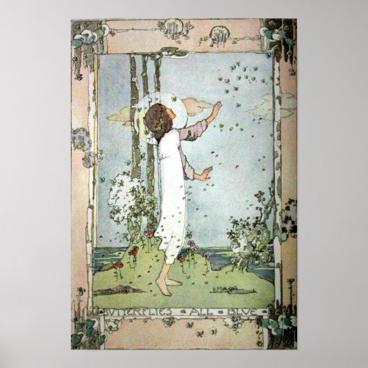 ジェシーM.キング – 蝶オールブルー ポスター (正面)