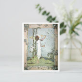 ジェシーM.キング – 蝶オールブルー ポストカード (スタンド正面)