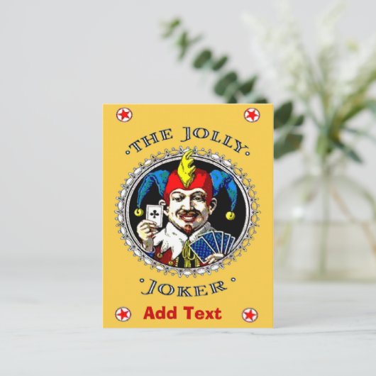 ジェスすてきターカード、文字の追加 シーズンポストカード (スタンド正面)