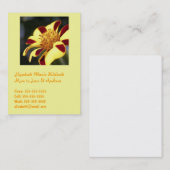 ジェスすてきター・マリゴールド – お母さんカードテンプレート コーリングカード (正面/裏面)